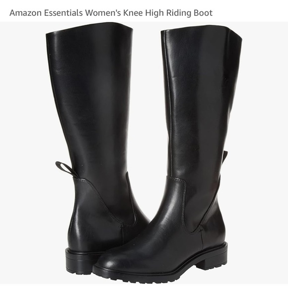COPY - Amazon Essentials women’s knee high riding boots. Size 13 - Picture 1 of 7